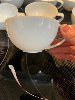 Calvin Klein White Porcelain Tea/Coffee Cup Set
